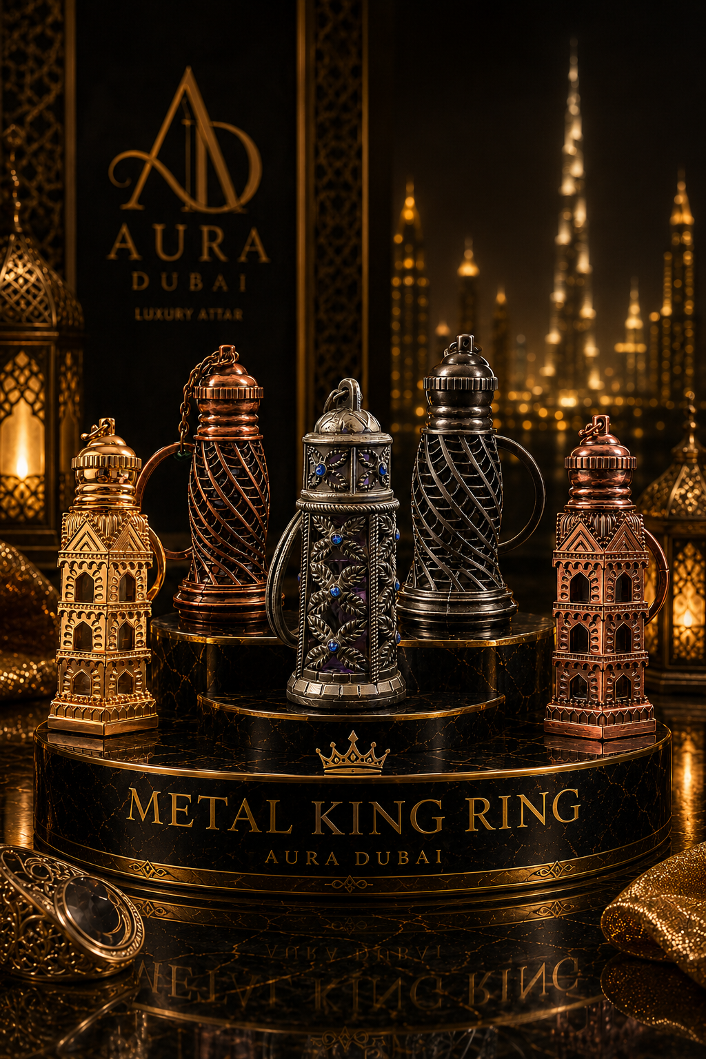 Metal Key Ring + Attar